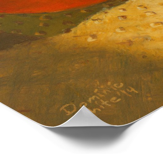 Orange Art Poster (Ecke)