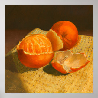 Orange Art Poster