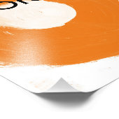 Orange Art Print Fotodruck (Ecke)