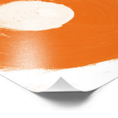 Orange Art Print Fotodruck (Ecke)