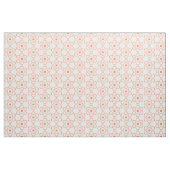 Orange Atom Symbol Fabric Stoff (Yard (91,4 cm))