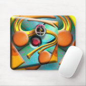 Orange auch mousepad (Mit Mouse)