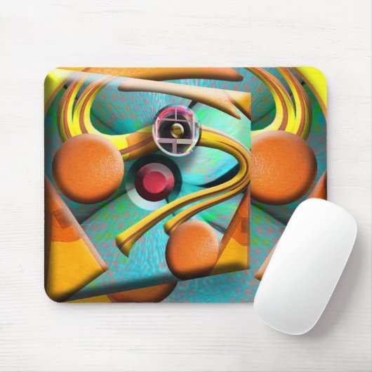 Orange auch mousepad (Mit Mouse)