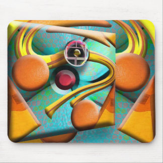 Orange auch mousepad