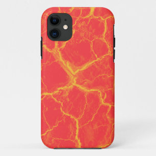 Orange auf Rot knackt iPhone 5 Fall 11 Hülle