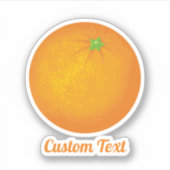 Orange Aufkleber (Vorderseite)