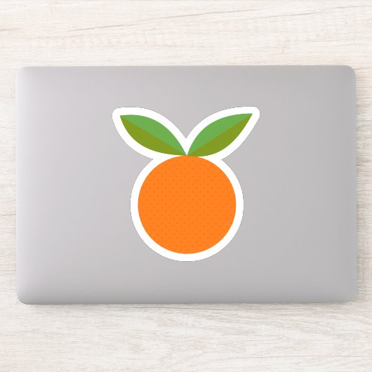 Orange Aufkleber (Computer)