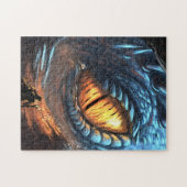 Orange Auge des Drachen Puzzle (Horizontal)