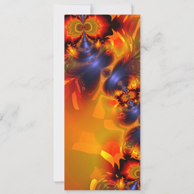 Orange Augen Aglow - Gold & Violet (Vorderseite)