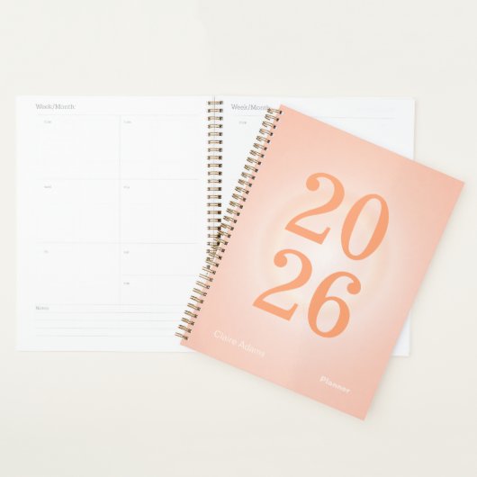 Orange Aura Big Year Planner Planer (Anzeige)