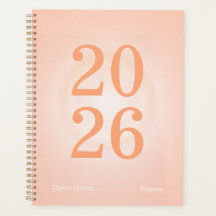 Orange Aura Big Year Planner