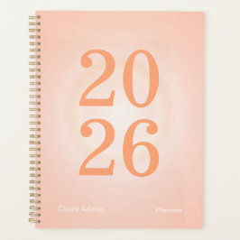 Orange Aura Big Year Planner Planer