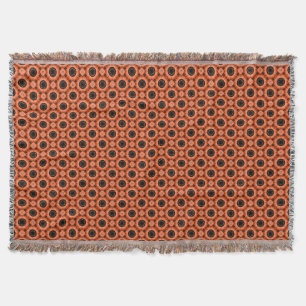 Orange Autumn Blume Decke