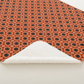 Orange Autumn Blume Sherpadecke (3/4)