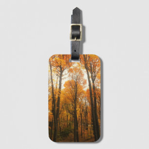Orange Autumn Forest Gepäckanhänger