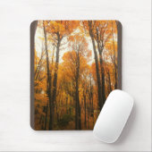 Orange Autumn Forest Mousepad (Mit Mouse)