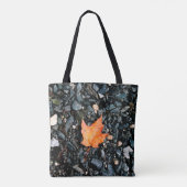 Orange Autumn Leaf Tasche (Rückseite)