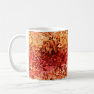 Orange Autumn Leaves Kaffeetasse