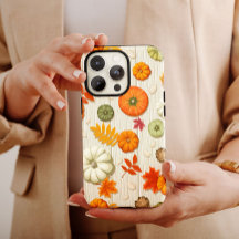 Orange Autumn Pumpkin iPhone 13 Case Case-Mate