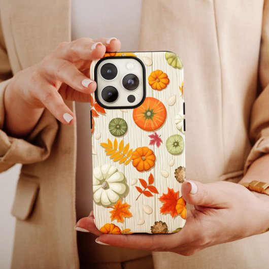 Orange Autumn Pumpkin iPhone 13 Case Case-Mate