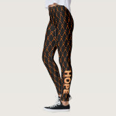 Orange Awareness Ribbon Custom Words Art Leggings (Links)