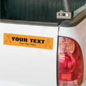 Orange Awareness Ribbon Template Autoaufkleber (Auf Lkw)