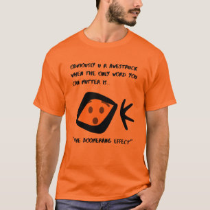 Orange 'Awestruck' Boomeranged T-Shirt