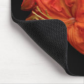 Orange Azalea Blüten Mousepad (Ecke)