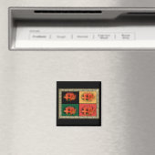 Orange Azaleas Magnet (In Situ (Geschirrspüler))