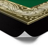 Orange Azaleas Poster (Ecke)