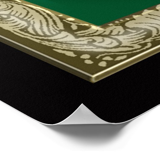 Orange Azaleas Poster (Ecke)