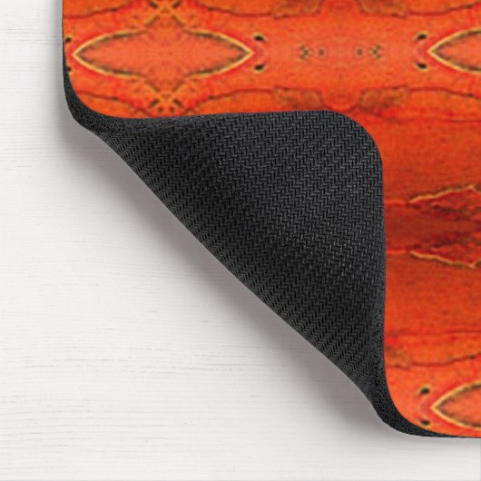 Orange Aztec Muster Mousepad (Ecke)