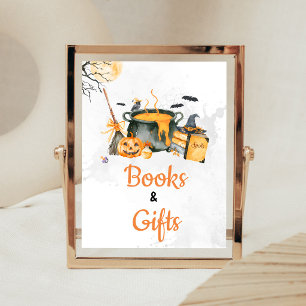 Orange Baby braut Hexen-Bücher-und-Geschenke-Schil Poster