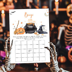 Orange Baby Breet Baby Shower Bingo Game