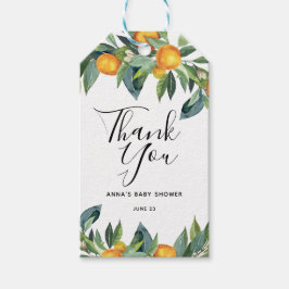 Orange Baby Shooter Vielen Dank für Ihr Interesse Geschenkanhänger