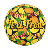 Orange Background Baseball (Vorderseite)