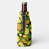 Orange Background Flaschenkühler (Flasche Rückseite)
