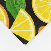 Orange Background Fleecedecke (Ecke)