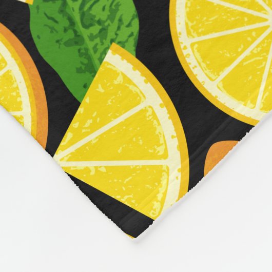 Orange Background Fleecedecke (Ecke)