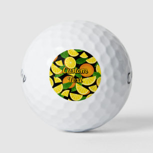 Orange Background Golfball