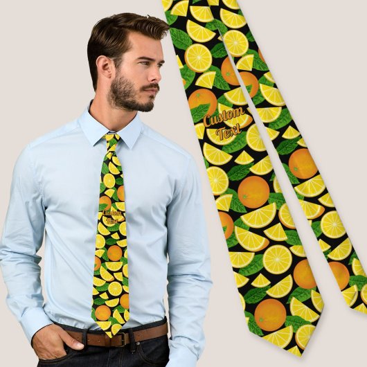 Orange Background Krawatte
