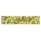 Orange Background Kurzer Tischläufer (Horizontal)