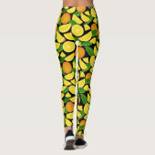 Orange Background Leggings (Rückseite)