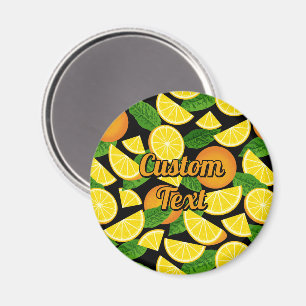 Orange Background Magnet