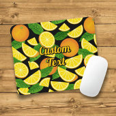 Orange Background Mousepad