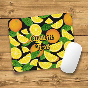 Orange Background Mousepad