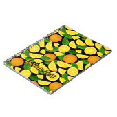 Orange Background Notizblock (Linke Seite)