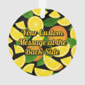 Orange Background Ornament (Rückseite)