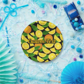 Orange Background Pappteller (Party)