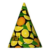 Orange Background Partyhütchen (Rechts)